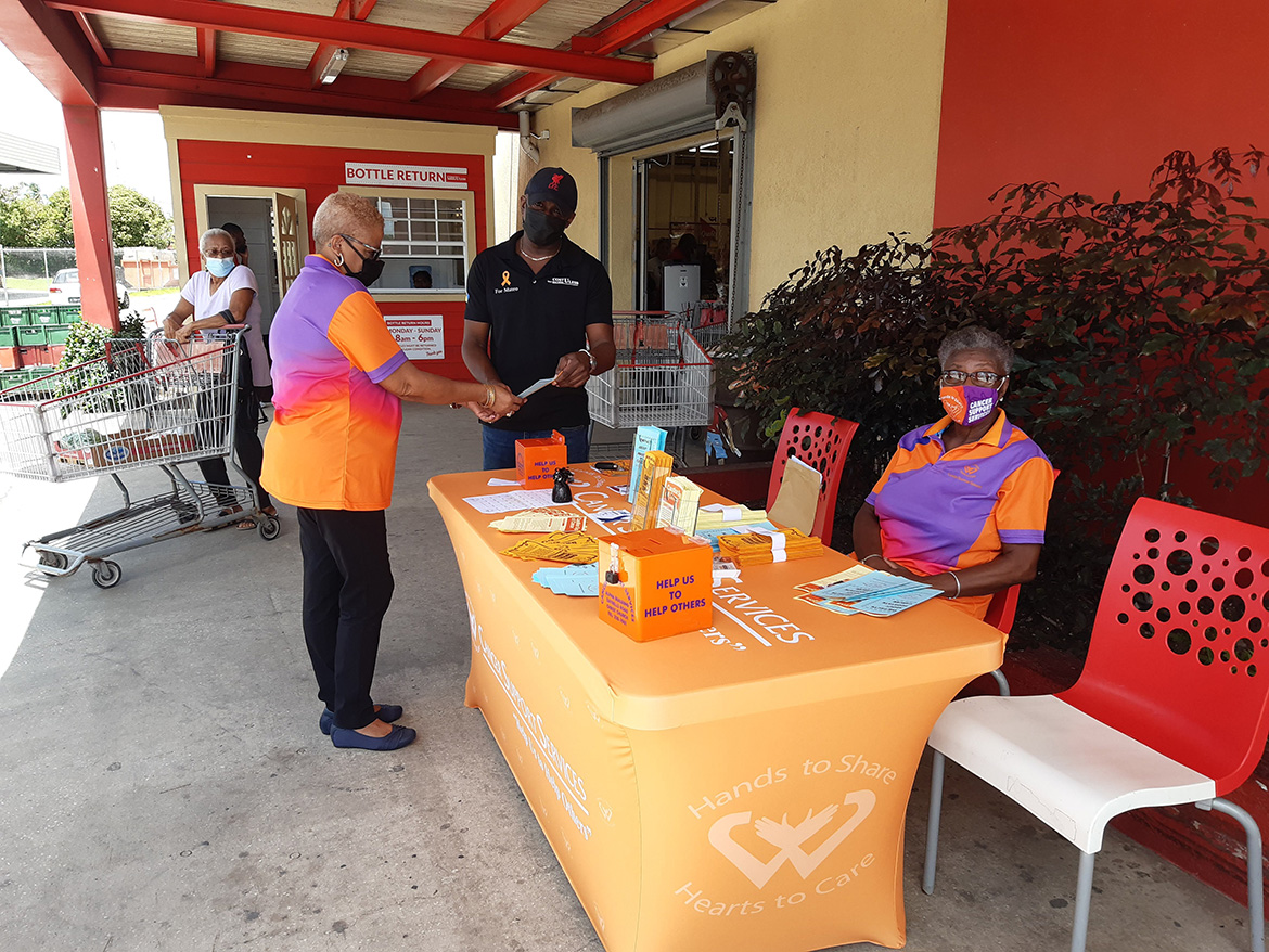 Cost-U-Less Barbados Pop-up Booth