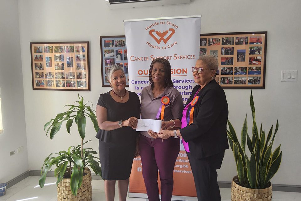 Dr. Dawn Gayapersad, Ph.D., M.B.A, B.Sc., Mrs. Stephanie St. Hill, Ms. Janette Lynton, STE